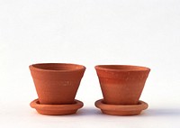 Free mini plant pots Isolated. image, public domain garden CC0 photo.