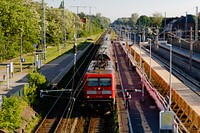 Free Rangsdorf transit stop photo, public domain building CC0 image.