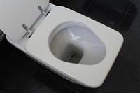 Toilet bowl, bathroom  photo, free public domain CC0 image.