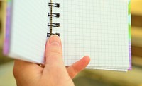 Free open notebook image, public domain stationery CC0 photo.