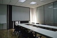 Empty office meeting room, free public domain CC0 image.