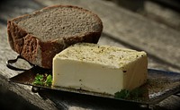 Free slice of bread and butter image, public domain food CC0 photo.