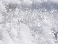 Free snow ice crystals closeup photo, public domain winter CC0 image.