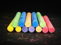 Free chalk color stick image, public domain CC0 photo.