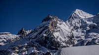 Free snow slope mountain photo, public domain CC0 photo.