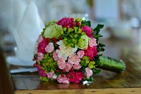 Free flower bouquet image, public domain wedding CC0 photo.