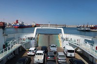 Free cars on ferry image, public domain car CC0 photo.