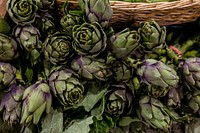 Free artichokes image, public domain food CC0 photo.