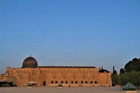 Al-Aqsa Mosque in  Old City of Jerusalem. Free public domain CC0 photo.