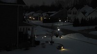 Free neighbourhood at night during winter image, public domain CC0 photo.