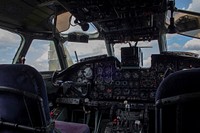 Free airplane cockpit image, public domain CC0 photo.