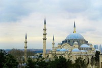 Free Camlica Camii, Islamic mosque image, public domain travel CC0 photo.