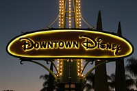 Download Disney, neon sign. California, USA - 07/08/2020
