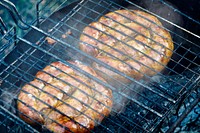 Free grilling sausage image, public domain food CC0 photo.