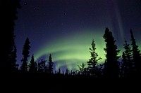 Free arctic lights image, public domain landscape CC0 photo.