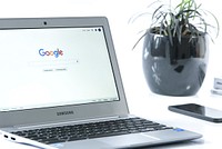 Google page on Samsung laptop screen, location unknown, 30 January 2017.