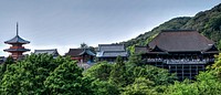 Free Kiyomizu Dera temple in Kyoto image, public domain Japan CC0 photo.
