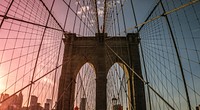 Free Brooklyn Bridge, New York City image, public domain travel CC0 photo.