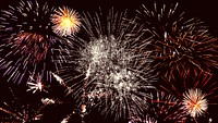 Free new year fireworks celebration public domain CC0 photo.