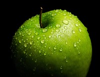 Free green apple image, public domain fruit CC0 photo.