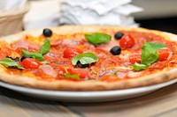 Free pizza image, public domain food CC0 photo.