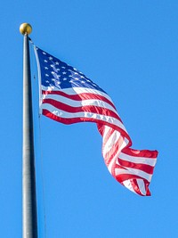 Free American flag image, public domain CC0 photo.