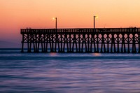 Nature sunset scenery photo, free public domain CC0 image.