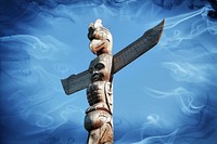 Totem pole, free public domain CC0 photo