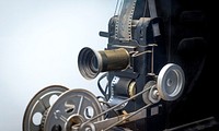 Vintage cinema projector, free public domain CC0 image.