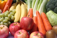 Free variety of vegetables and fruits image, public domain food CC0 photo.