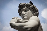 Free David of Michelangelo statue photo, public domain sculpture CC0 image.