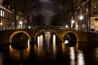 Free Amsterdamsebrug photo, public domain building CC0 image.