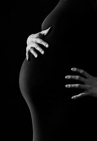 Pregnant woman. Free public domain CC0 photo.
