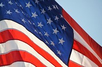 Free American flag image, public domain CC0 photo.