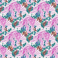 Botanical seamless pattern, pink background vector