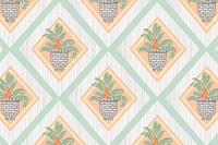 Botanical background, art deco & art nouveau design vector