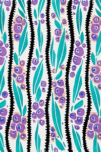 Art deco floral background, colorful background