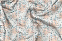 Flower silk pattern fabric texture 