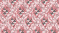 Pink flower pattern desktop wallpaper, Art Nouveau floral HD background