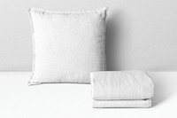 White bedding set, minimal home decor
