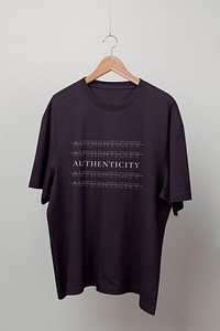 Printed oversized t-shirt, simple fashion in realistic design