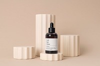 Serum bottle, skincare product packaging