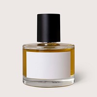 Perfume bottle, beauty product packaging, blank label design