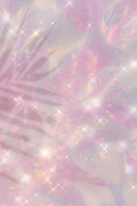 Pink iridescent background, holographic design