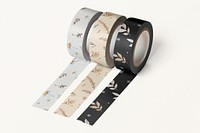 Floral tape rolls, stationery element