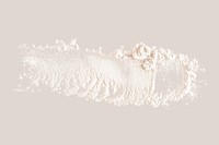 Face powder texture, beige background
