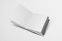Blank white book, design space