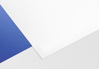 Blank white paper