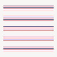 Seamless line pattern brush, pink stripes vector, compatible with AI