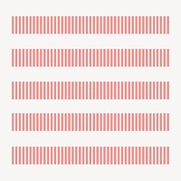 Seamless line pattern brush, pink stripes vector, compatible with AI